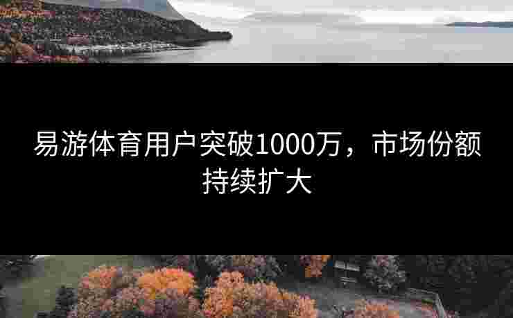 易游体育用户突破1000万,市场份额持续扩大 易游体育用户突破1000万,市场份额持续扩大