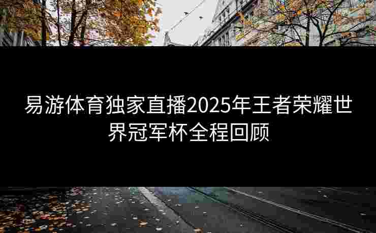 易游体育独家直播2025年王者荣耀世界冠军杯全程回顾